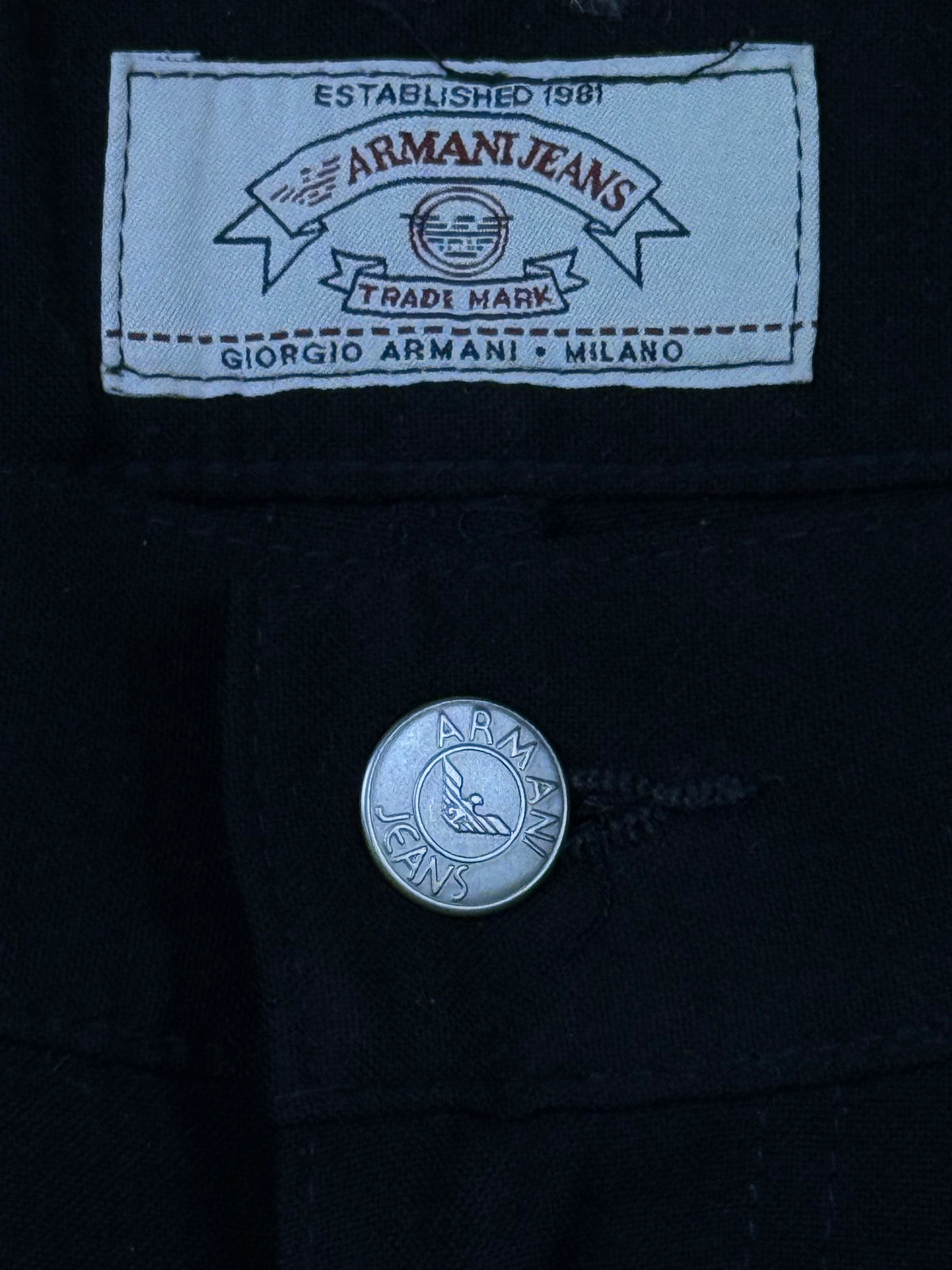 vintage Armani jeans {XL}