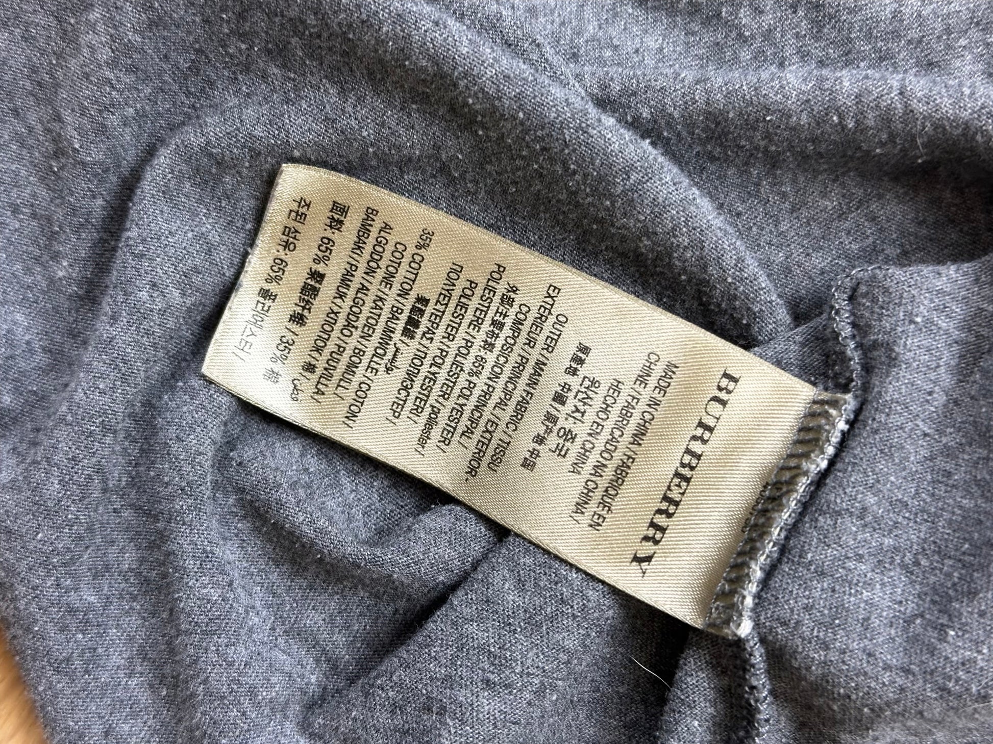 vintage Burberry t-shirt {L}