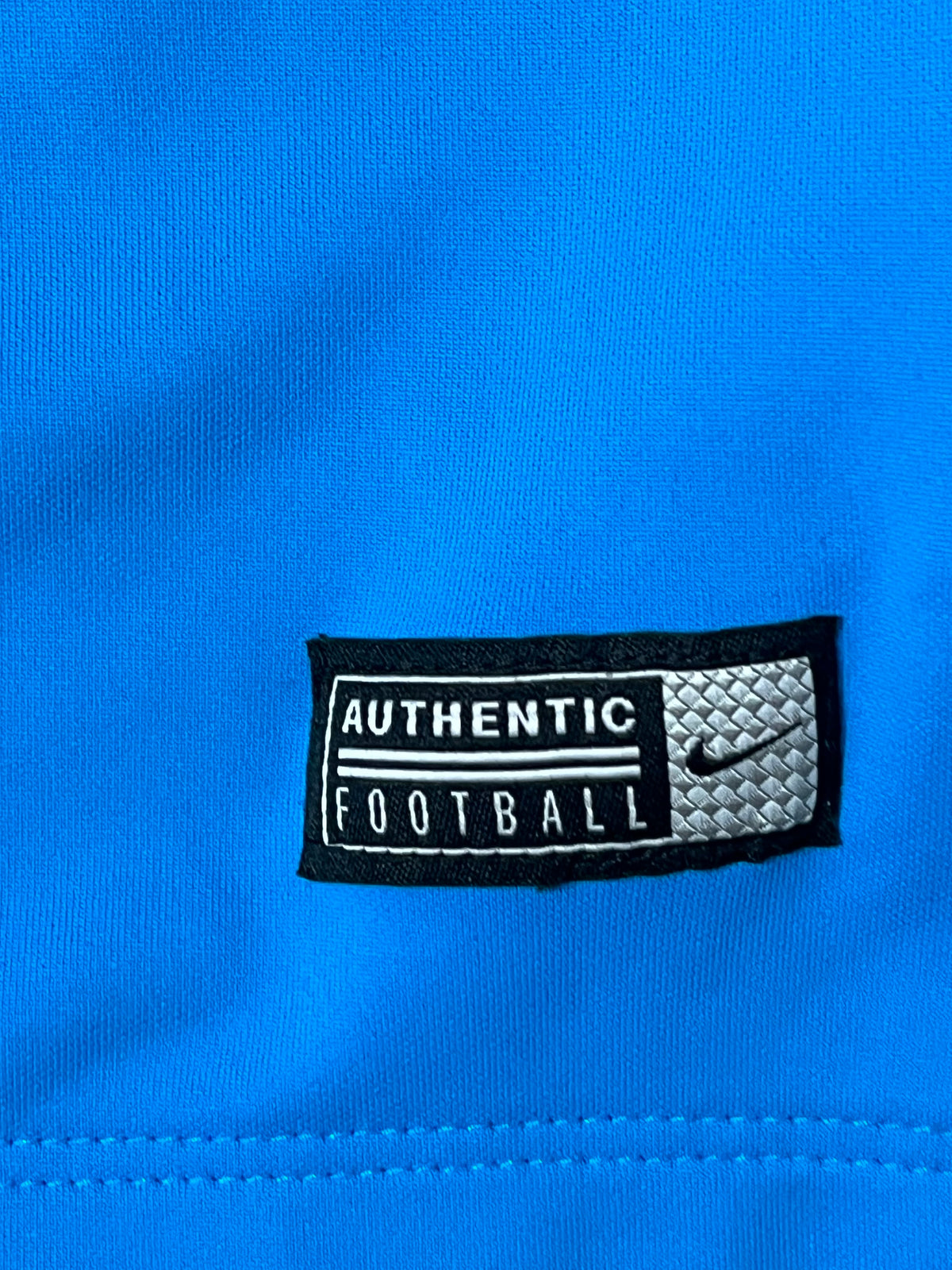 blue Nike Fc Barcelona trainingsjersey {L}