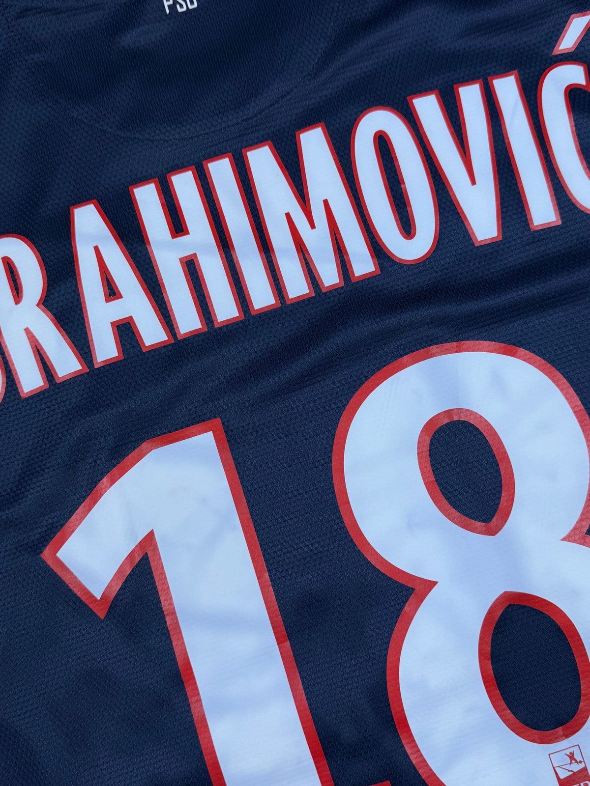 vintage Nike PSG Paris Saint Germain IBRAHIMOVIC18 home jersey {L}