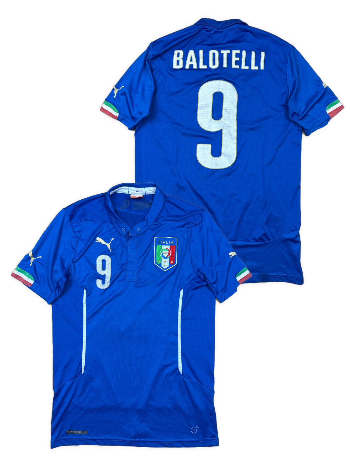 vintage Puma Italia Balotelli9 home jersey