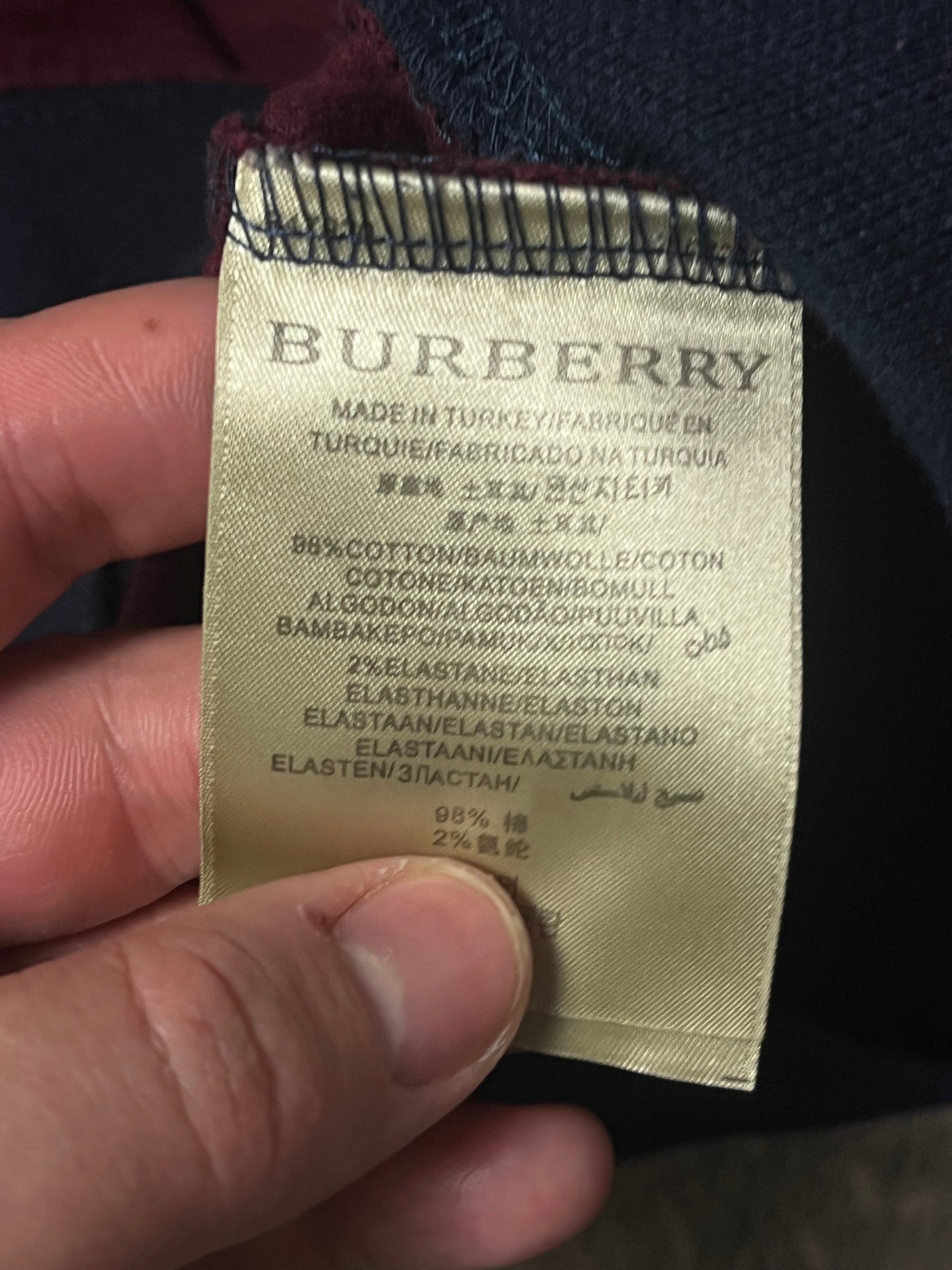 vintage Burberry longsleeve {L}