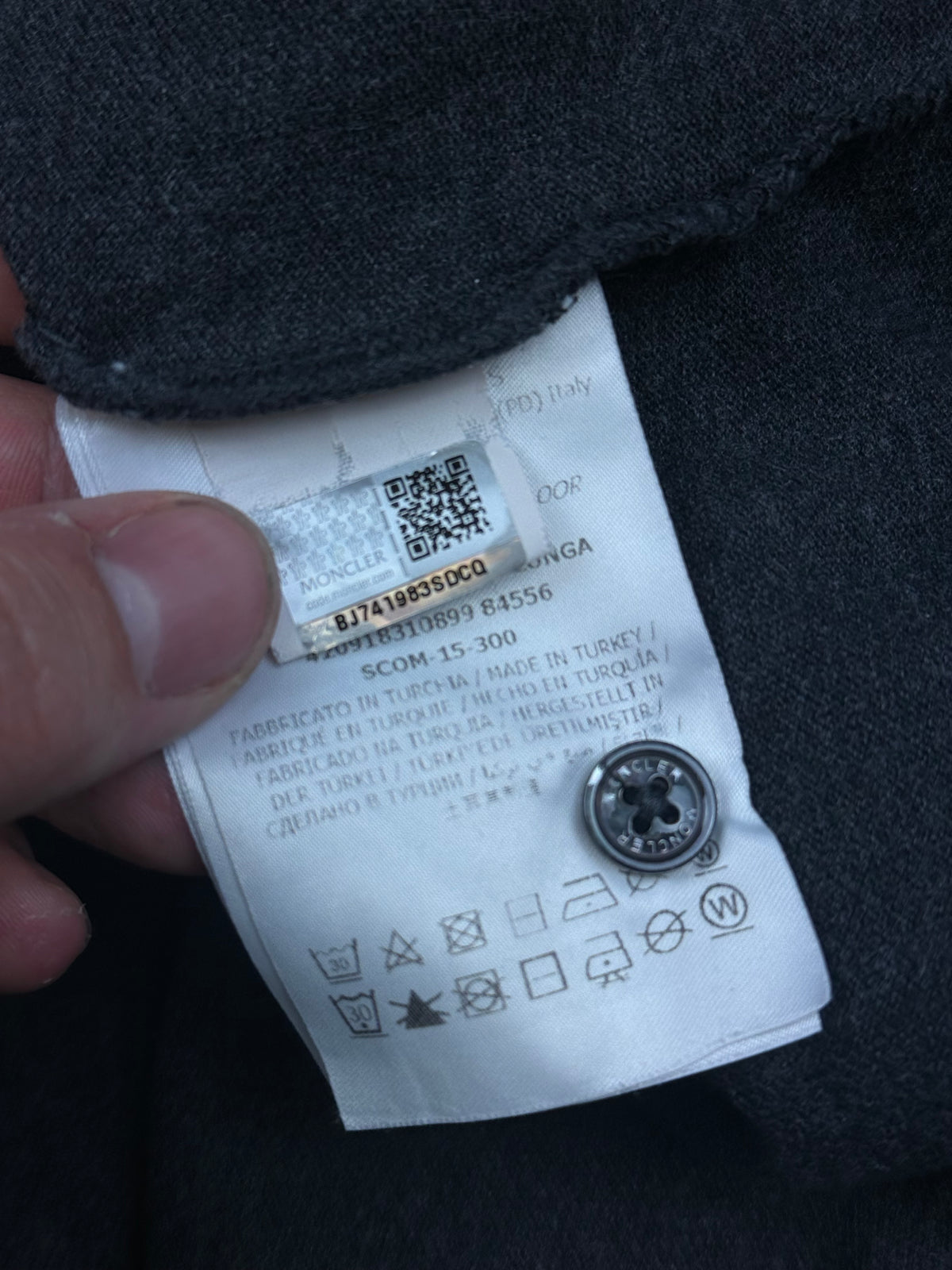 vintage Moncler polo long {S}
