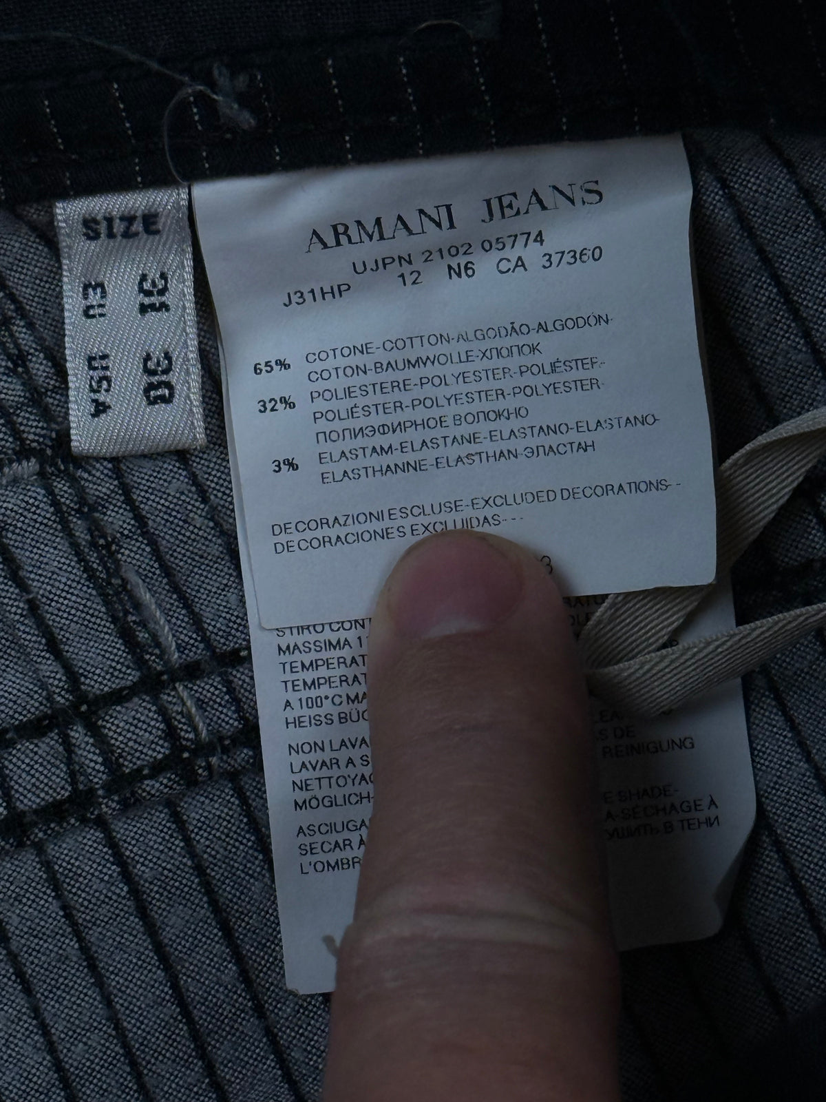 vintage Armani jeans