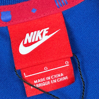 navyblue Nike Fc Barcelona trackjacket {L}