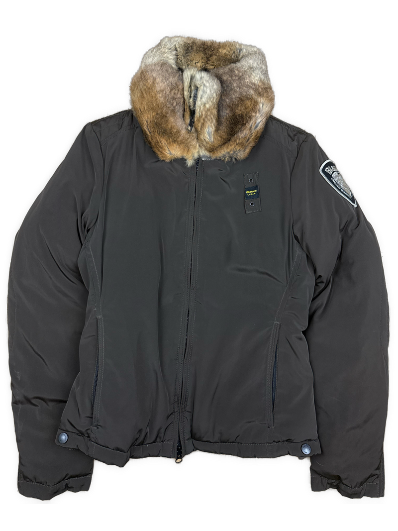 vintage brown Blauer winterjacket {S}
