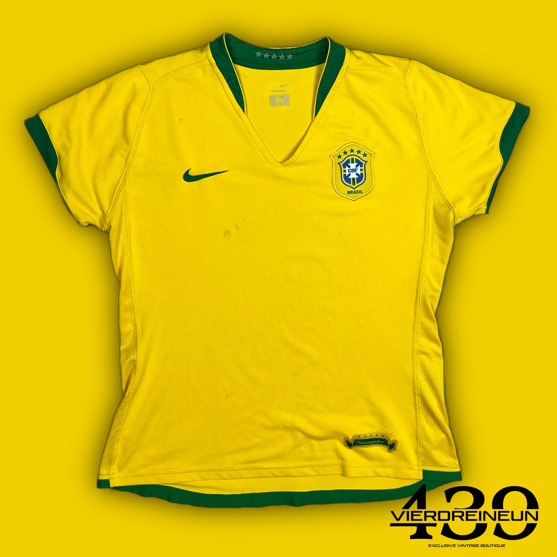 vintage Nike Brasil home jersey {S}