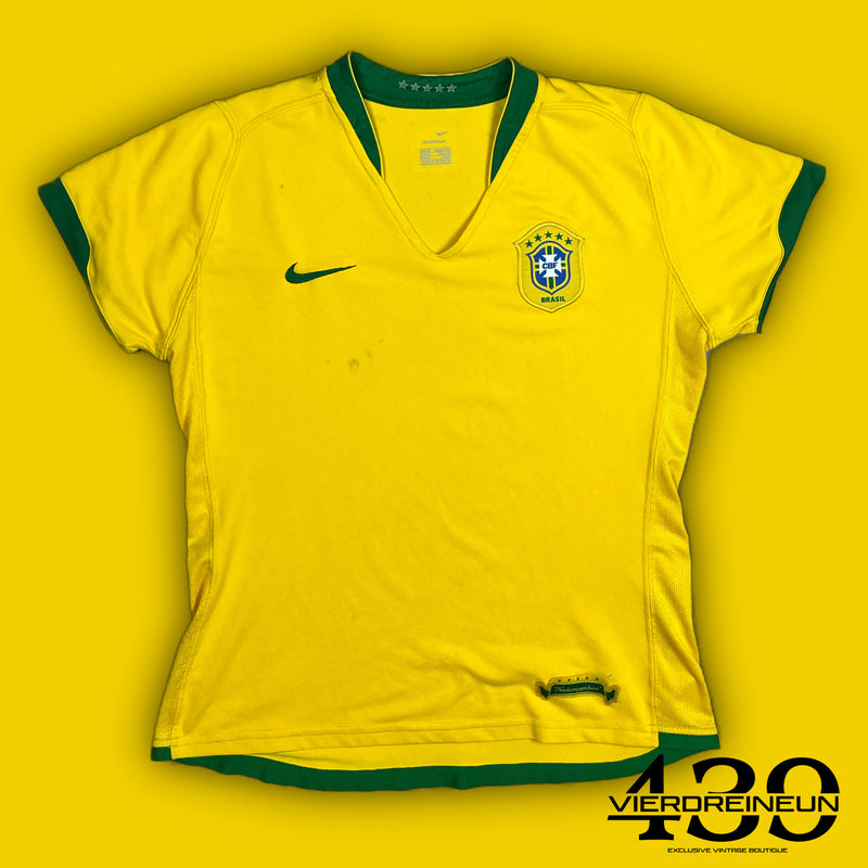 vintage Nike Brasil home jersey {S}