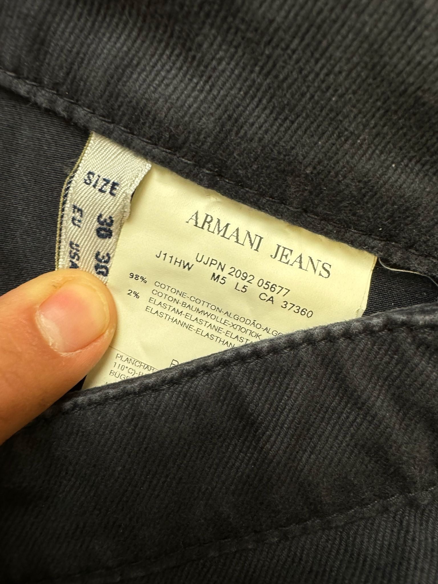 vintage Armani jeans {S}