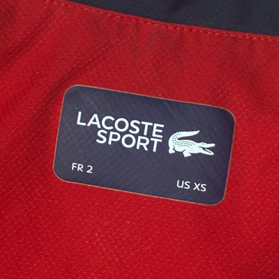 red Lacoste windbreaker {S}