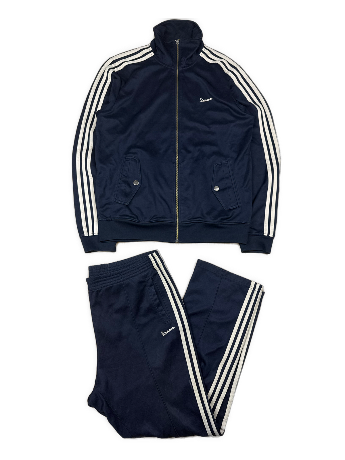 vintage navyblue Adidas VESPA tracksuit {M}
