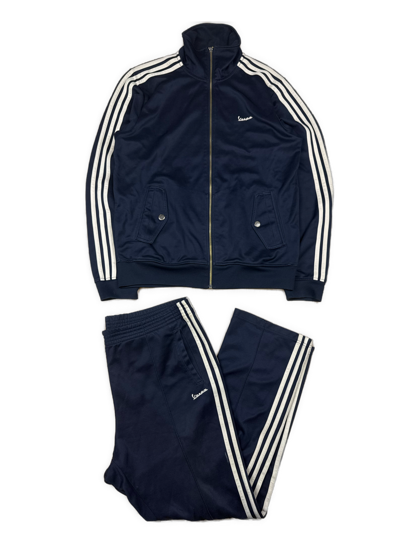 vintage navyblue Adidas VESPA tracksuit {M}