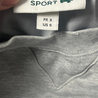 grey Lacoste sweater {S}