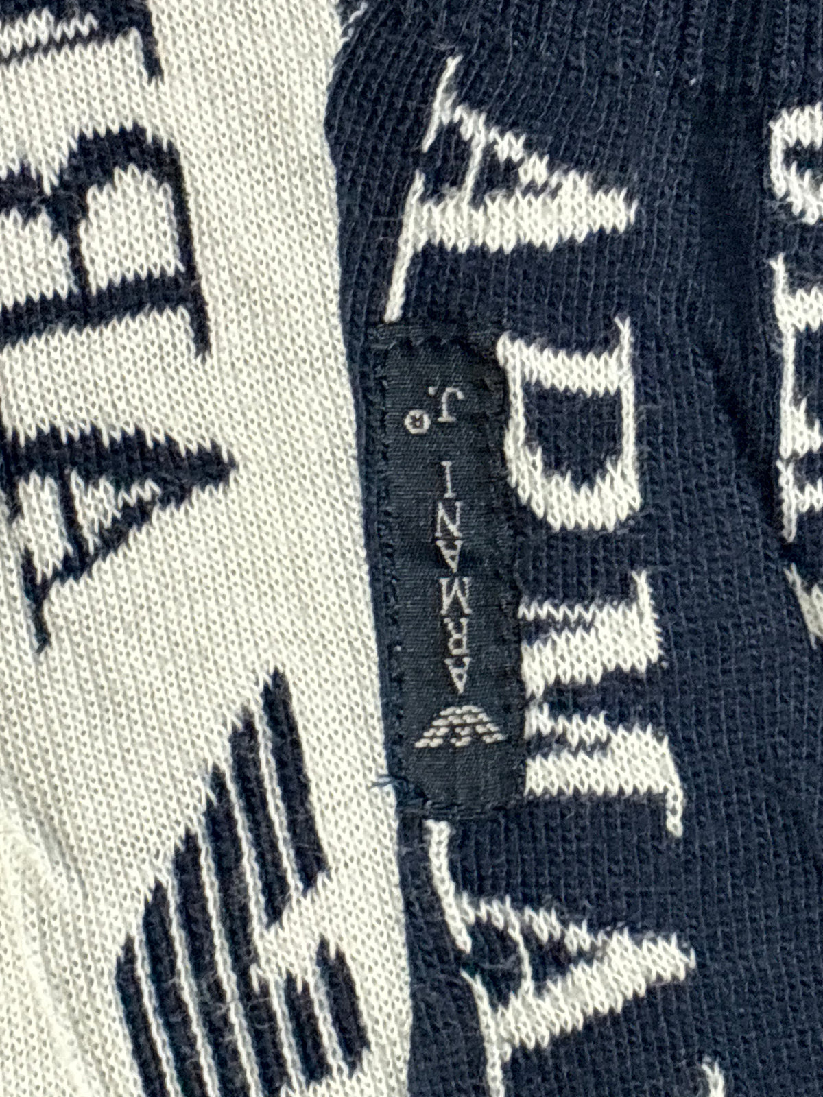 vintage Armani Jeans scarf