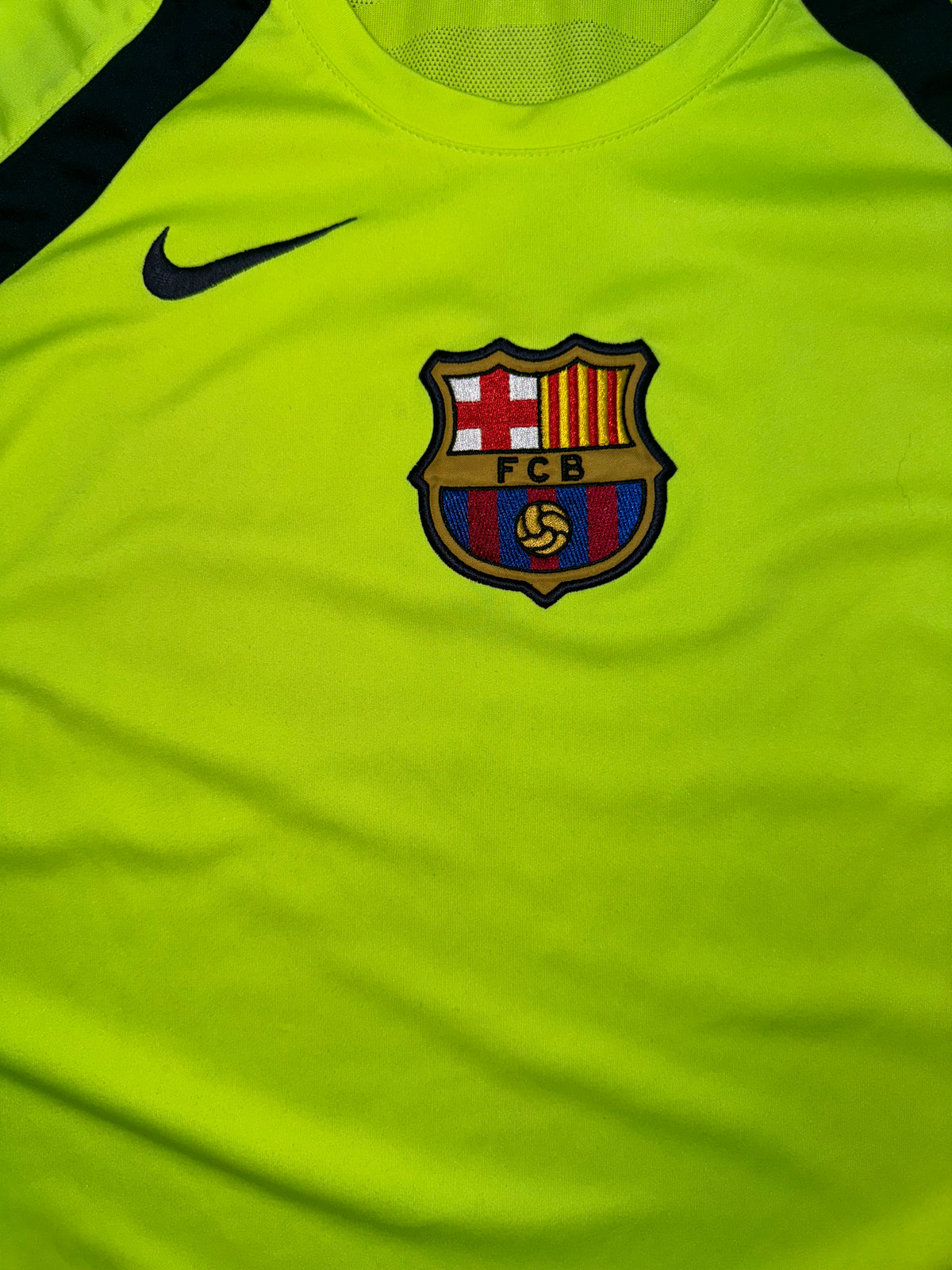 vintage Nike Fc Barcelona trainingjersey {L}
