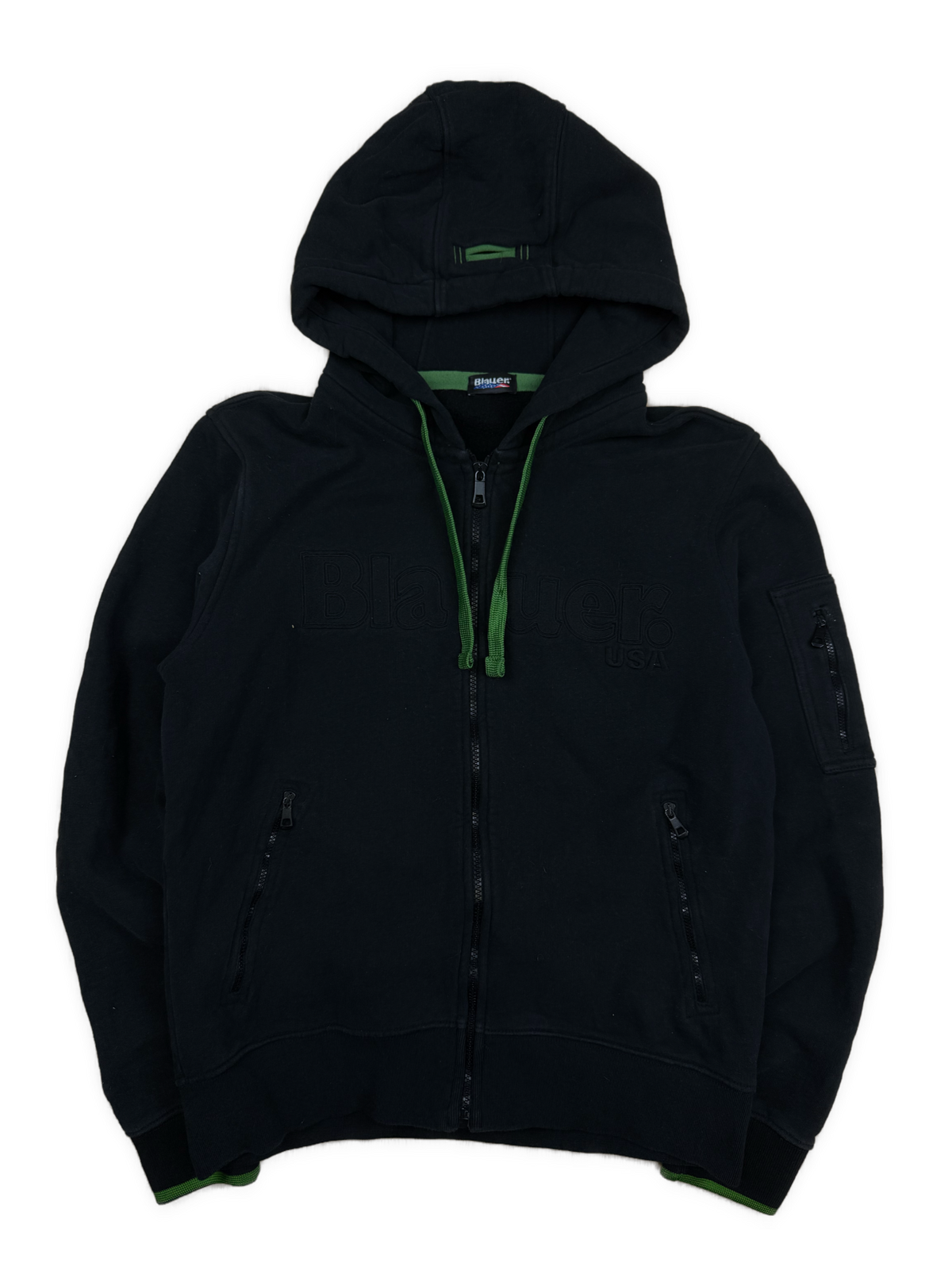 vintage Blauer sweatjacket {L}