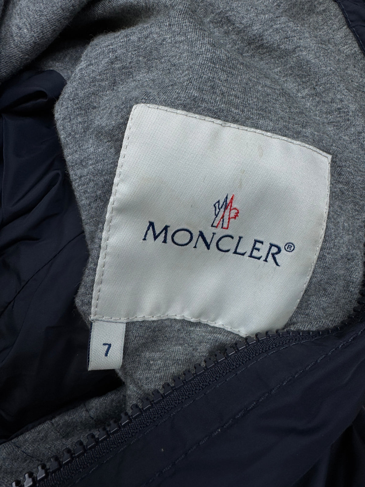vintage navyblue Moncler windbreaker {XL}
