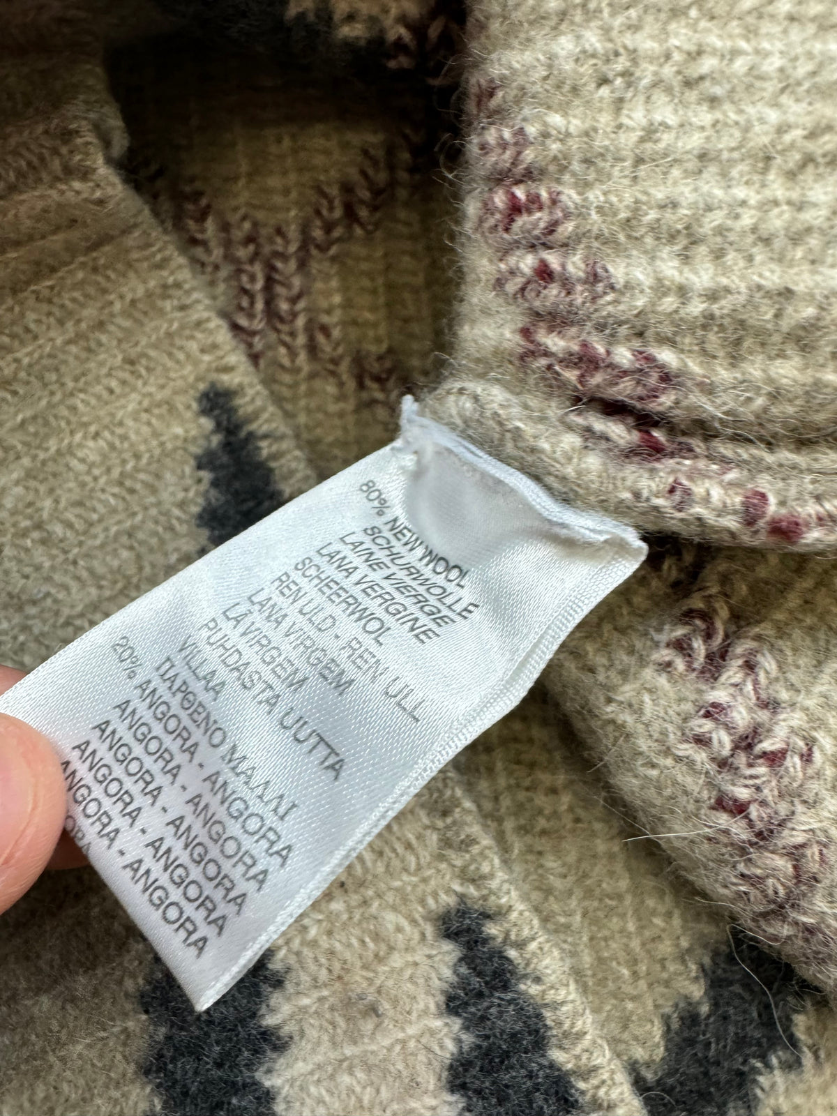 vintage Burberry knittedsweater {M}