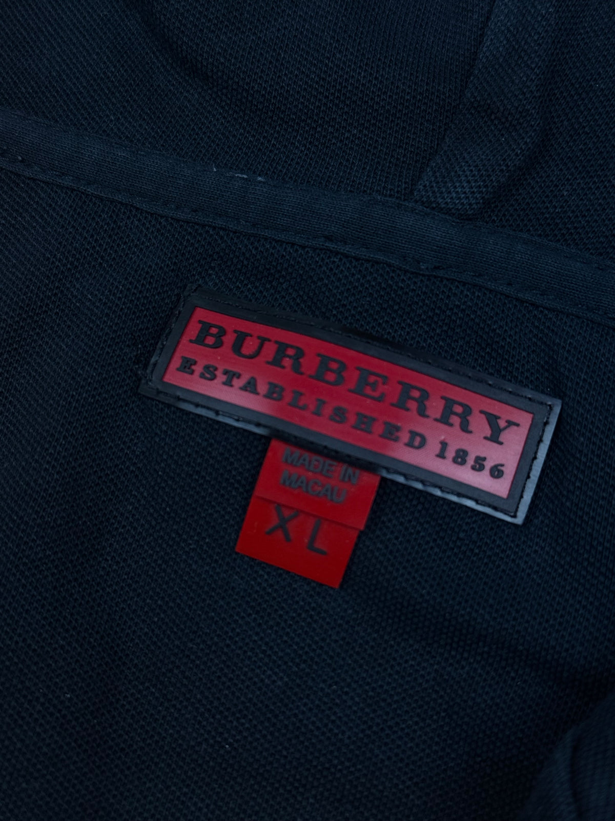 vintage Burberry Sport quarterzip {L}
