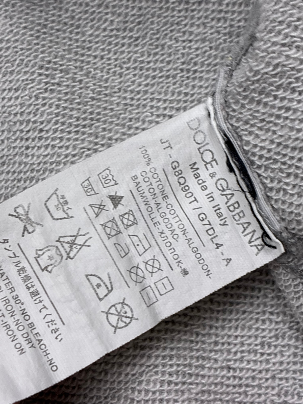 vintage Dolce & Gabbana sweatjacket {S}