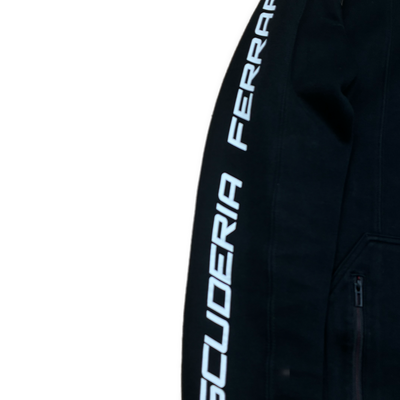 black Puma Ferrari sweatjacket {M}