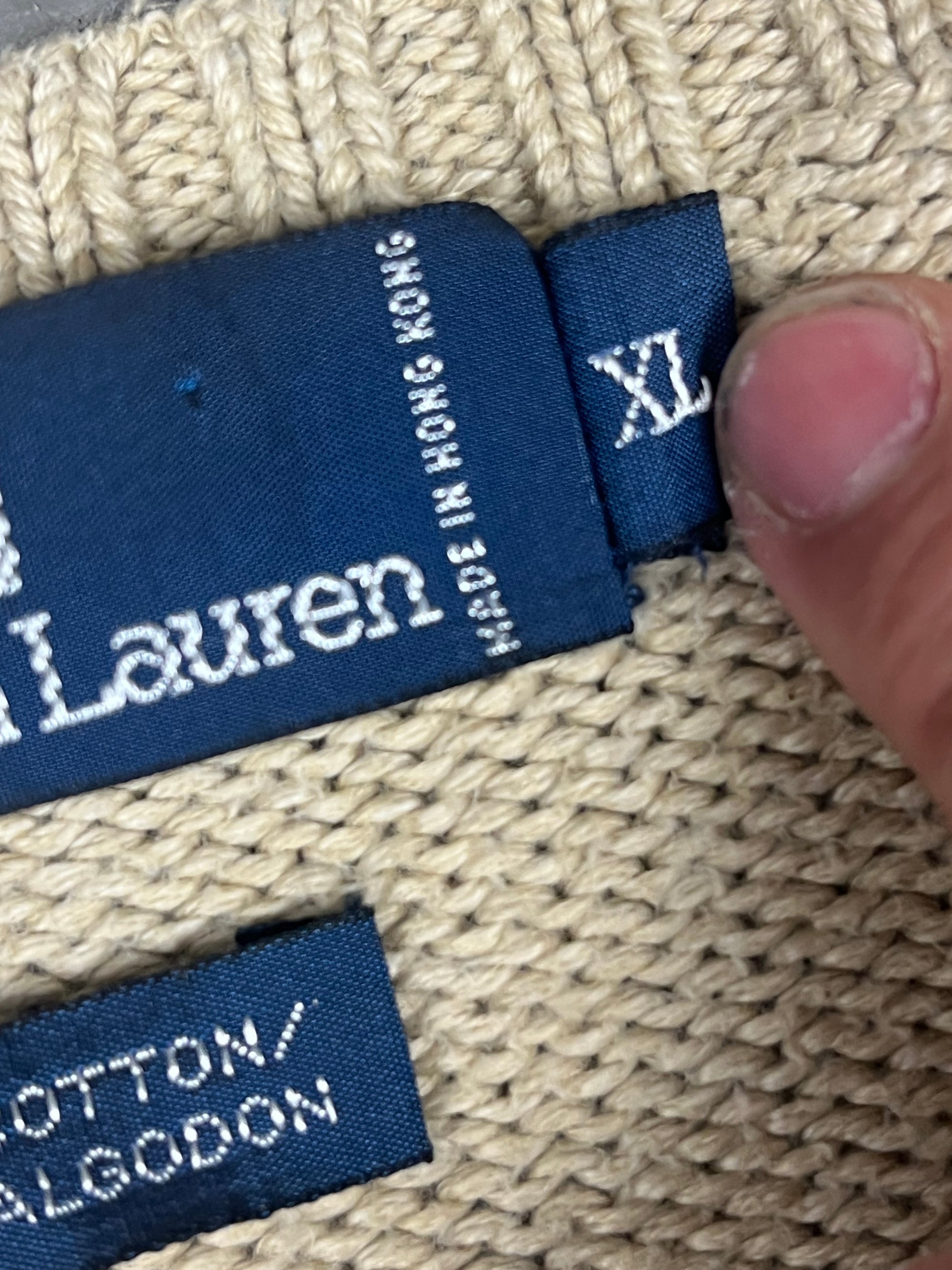 vintage Polo Ralph Lauren knittedsweater {XL}