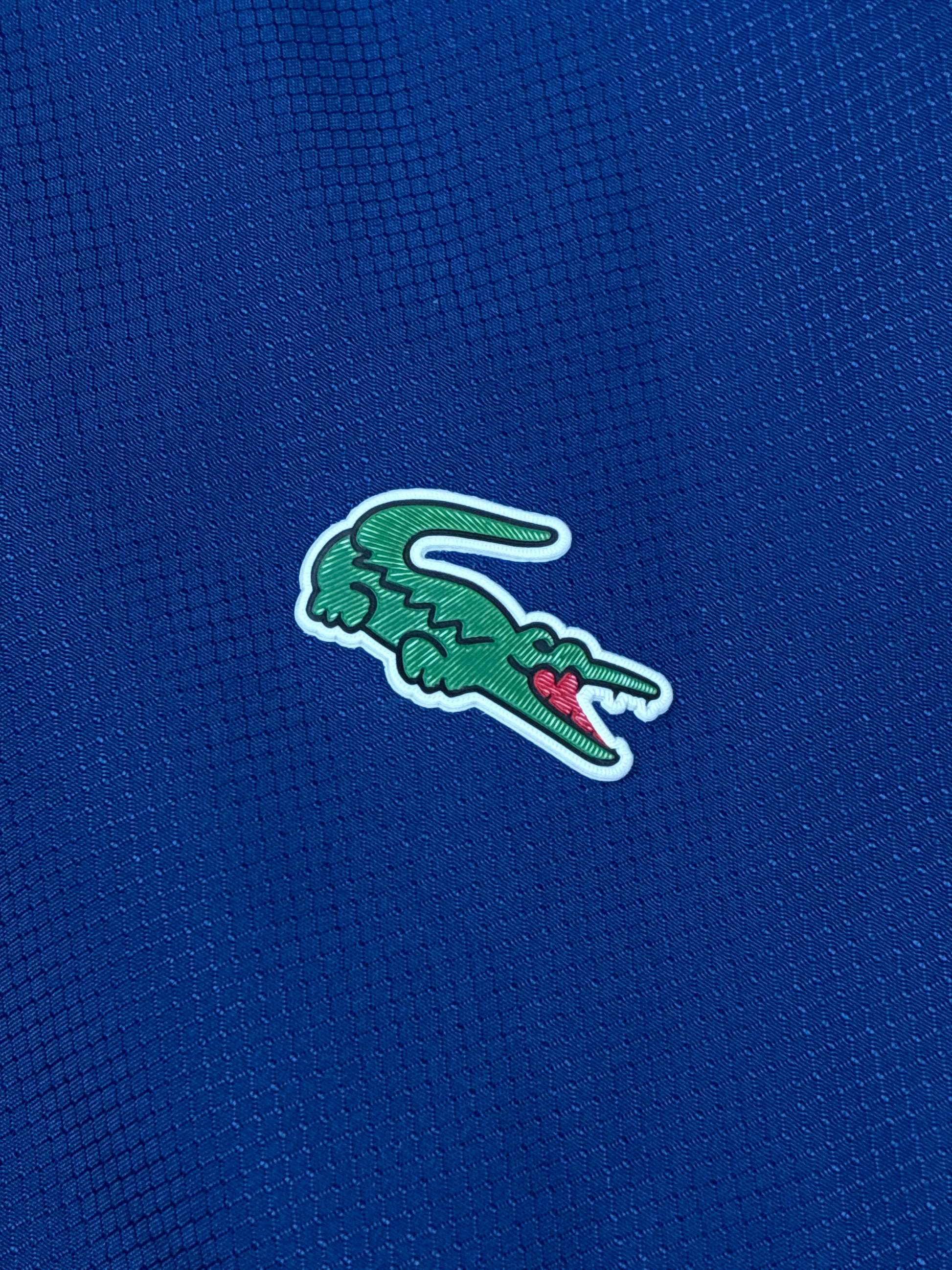 navyblue Lacoste windbreaker {S}