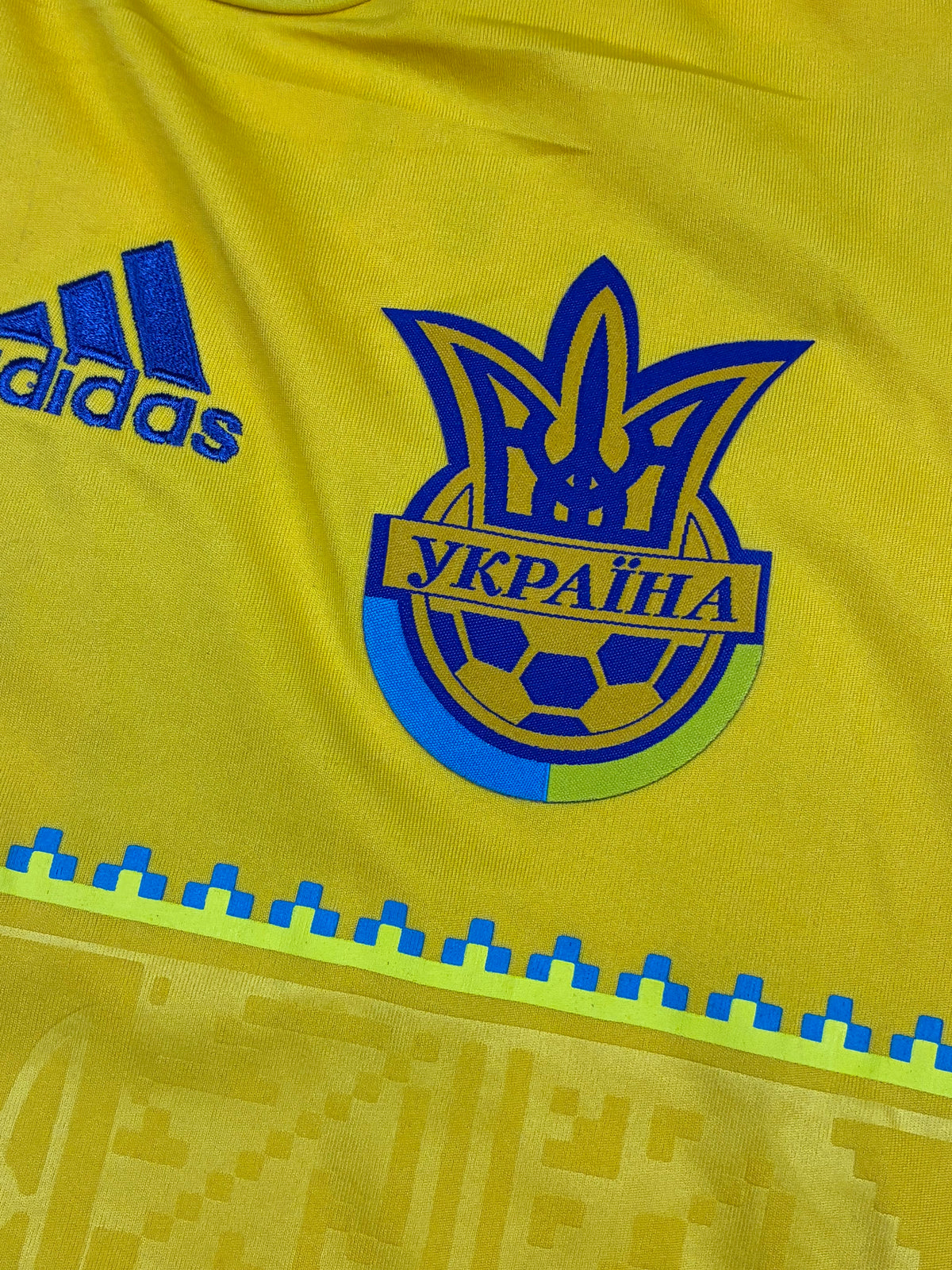 vintage Adidas Ukraine SHEVCHENKO7 home jersey {M}