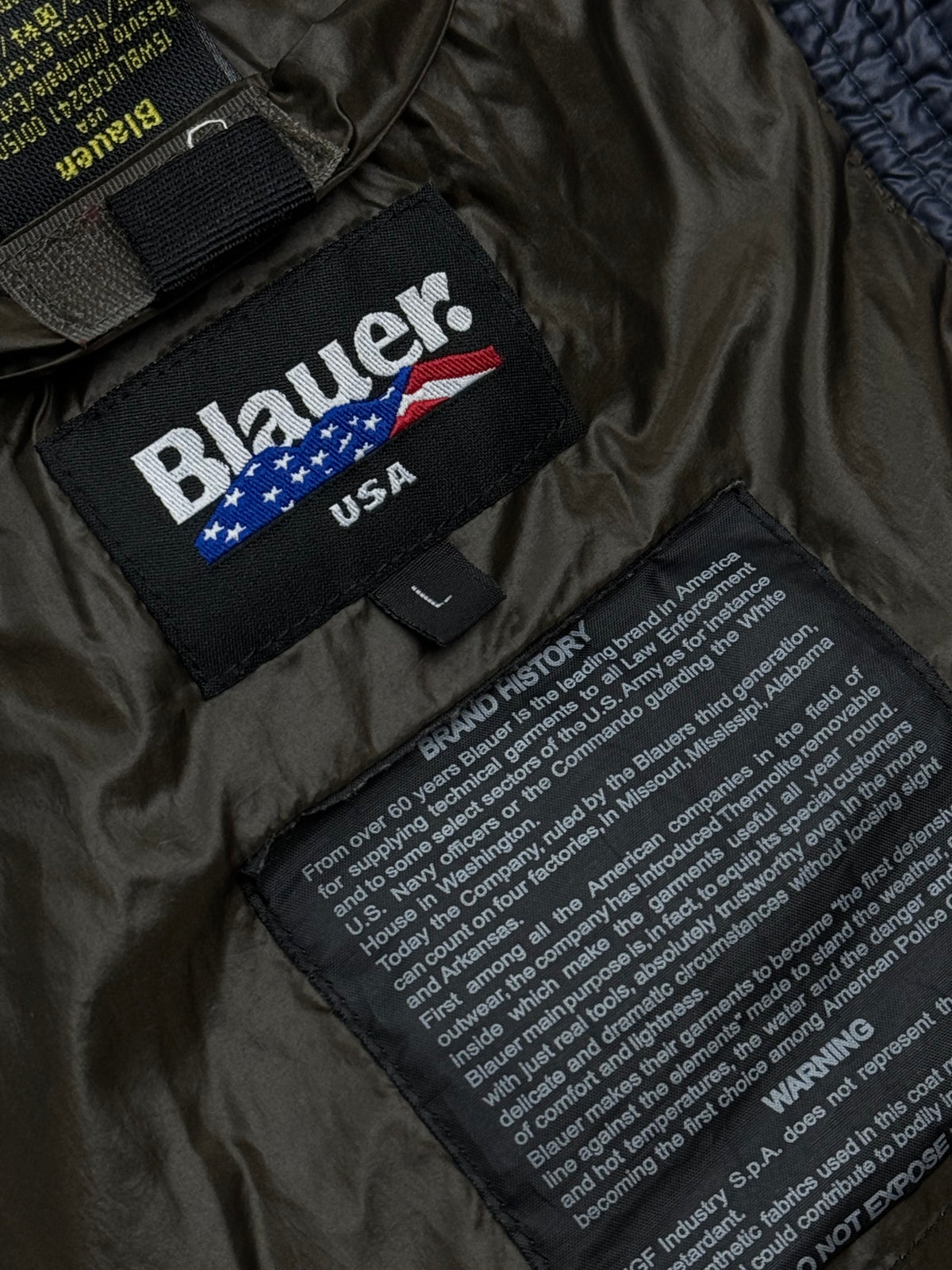 vintage Blauer winterjacket
