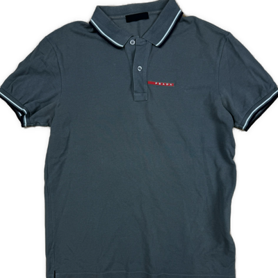 grey Prada polo {S}