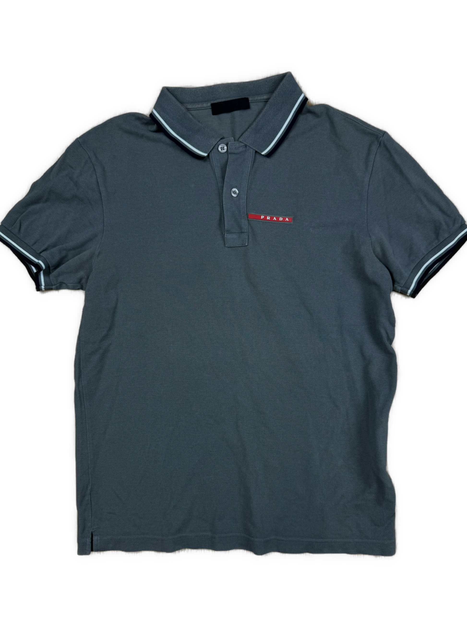 grey Prada polo {S}