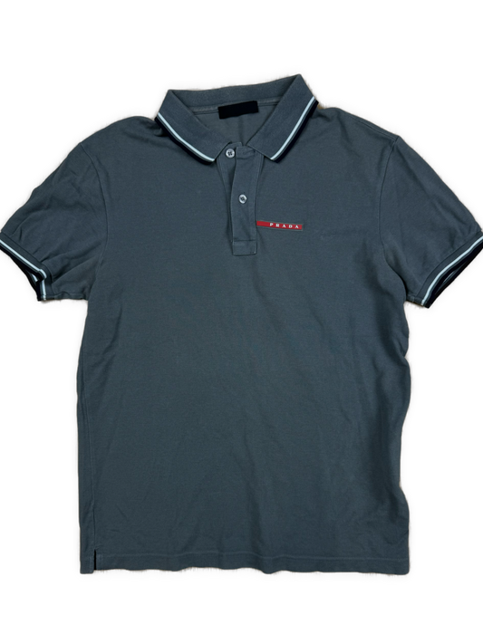 grey Prada polo {S}