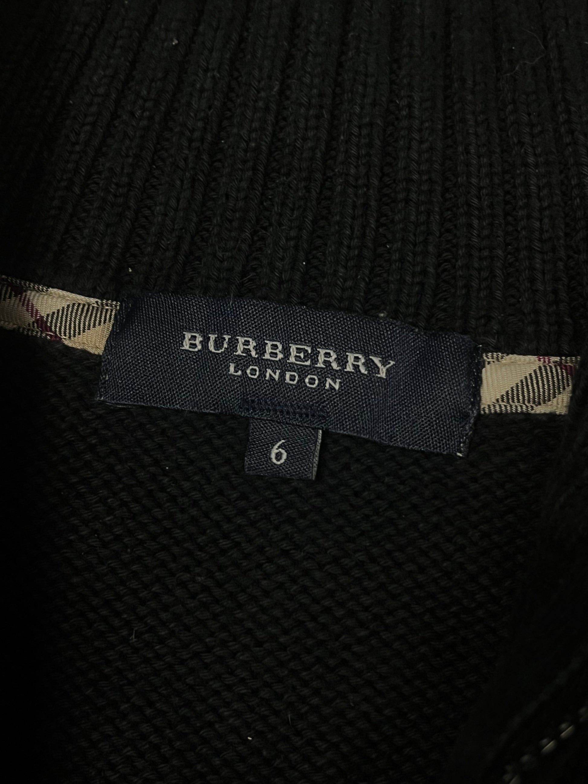 vintage Burberry halfzip {L}