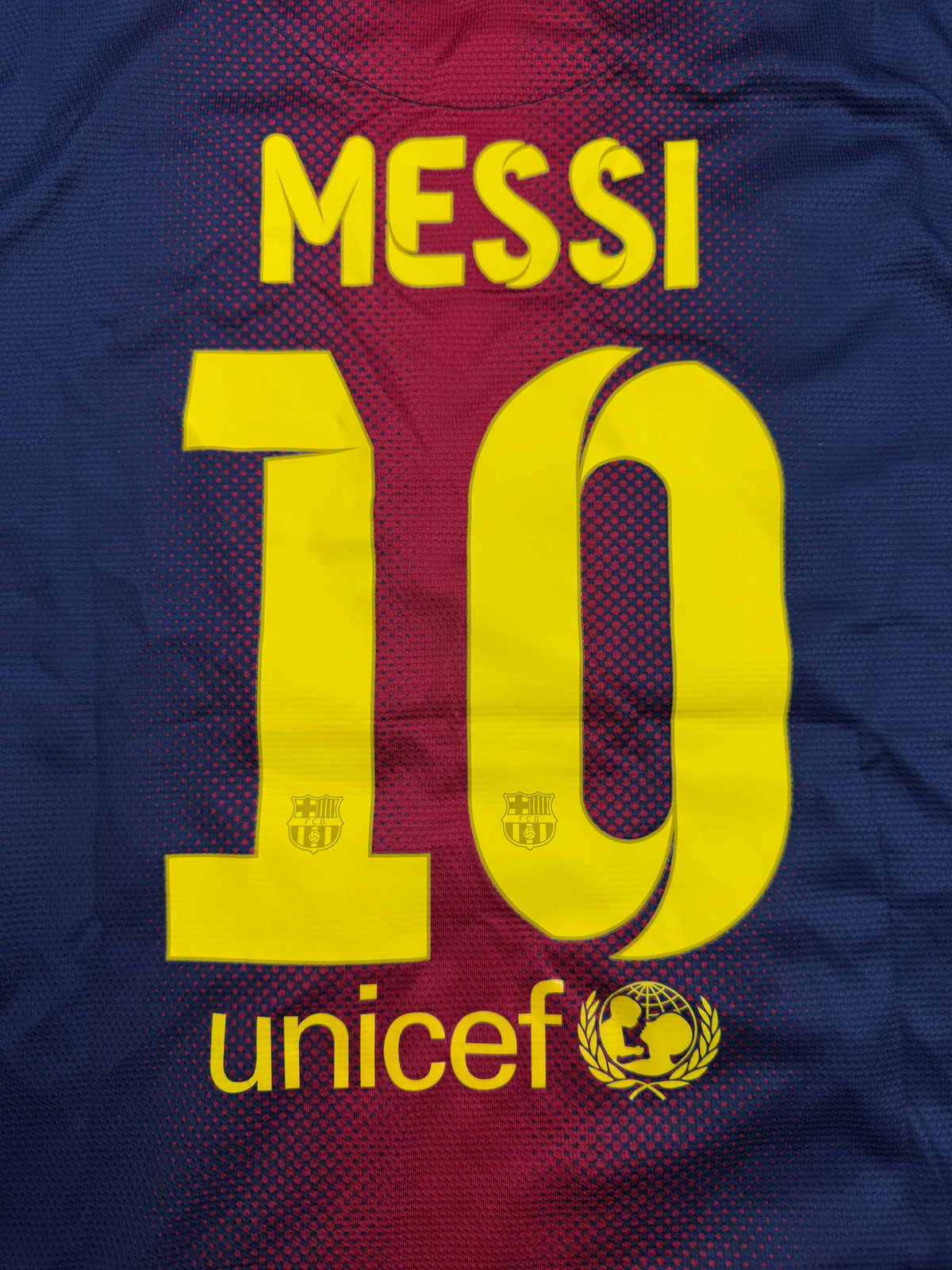 vintage Nike Fc Barcelona MESSI10 home jersey {S}