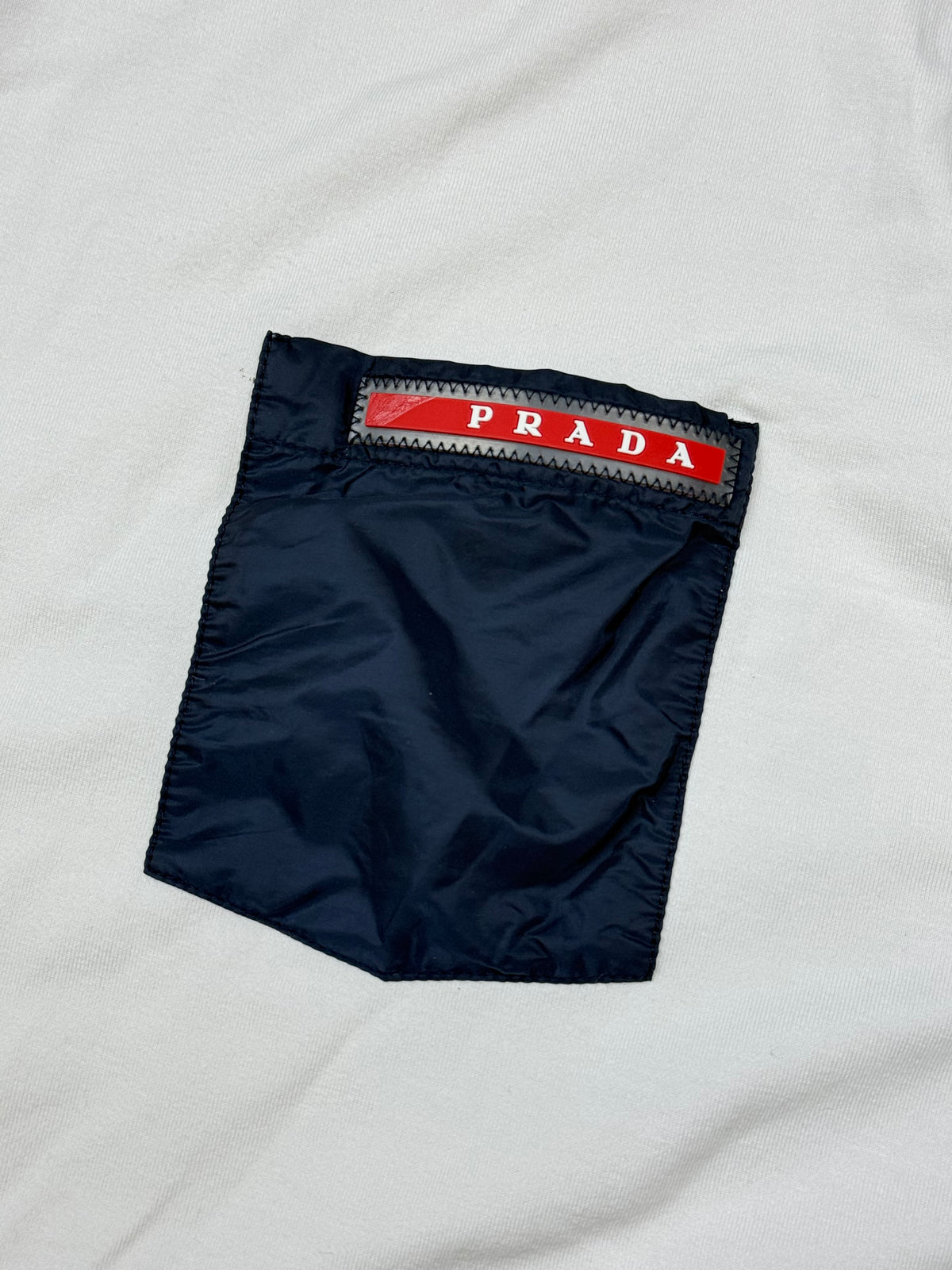 white Prada t-shirt