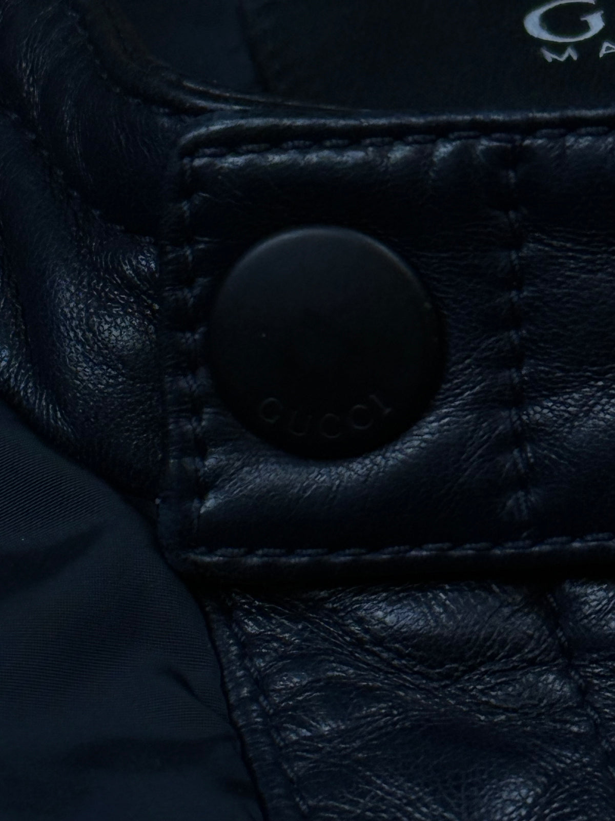 vintage Gucci leatherjacket {S}
