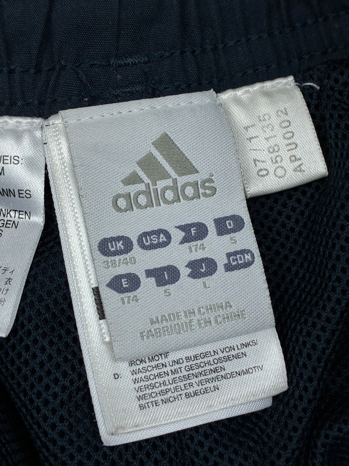 vintage Adidas Real Madrid trackpants {L}
