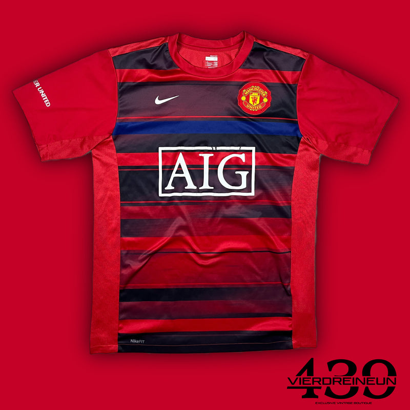 vintage Nike Manchester United trainingjersey {S}
