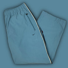 Load image into Gallery viewer, vintage babyblue Nike trackpants {XL}

