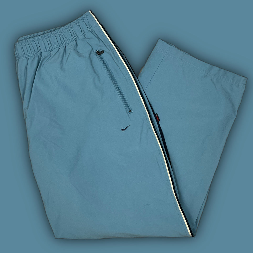 vintage babyblue Nike trackpants {XL}