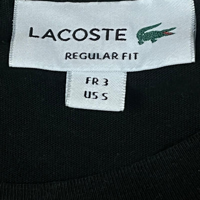black Lacoste t-shirt {S}