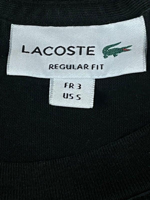 black Lacoste t-shirt {S}