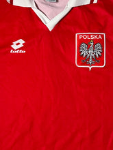 Carregar imagem no visualizador da galeria, vintage Lotto Polska home jersey {XL}
