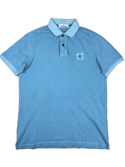 vintage babyblue Stone Island polo