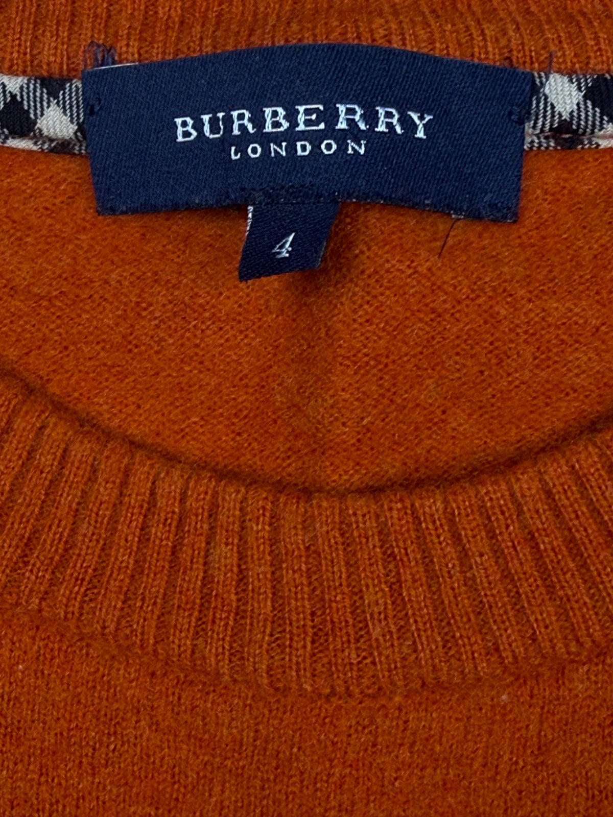 vintage Burberry knittedsweater {S}
