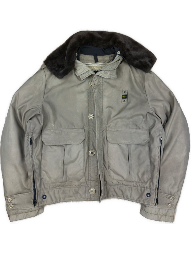vintage Blauer winterjacket {XL}