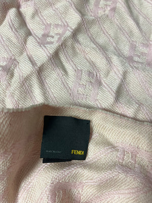 vintage pink Fendi scarf