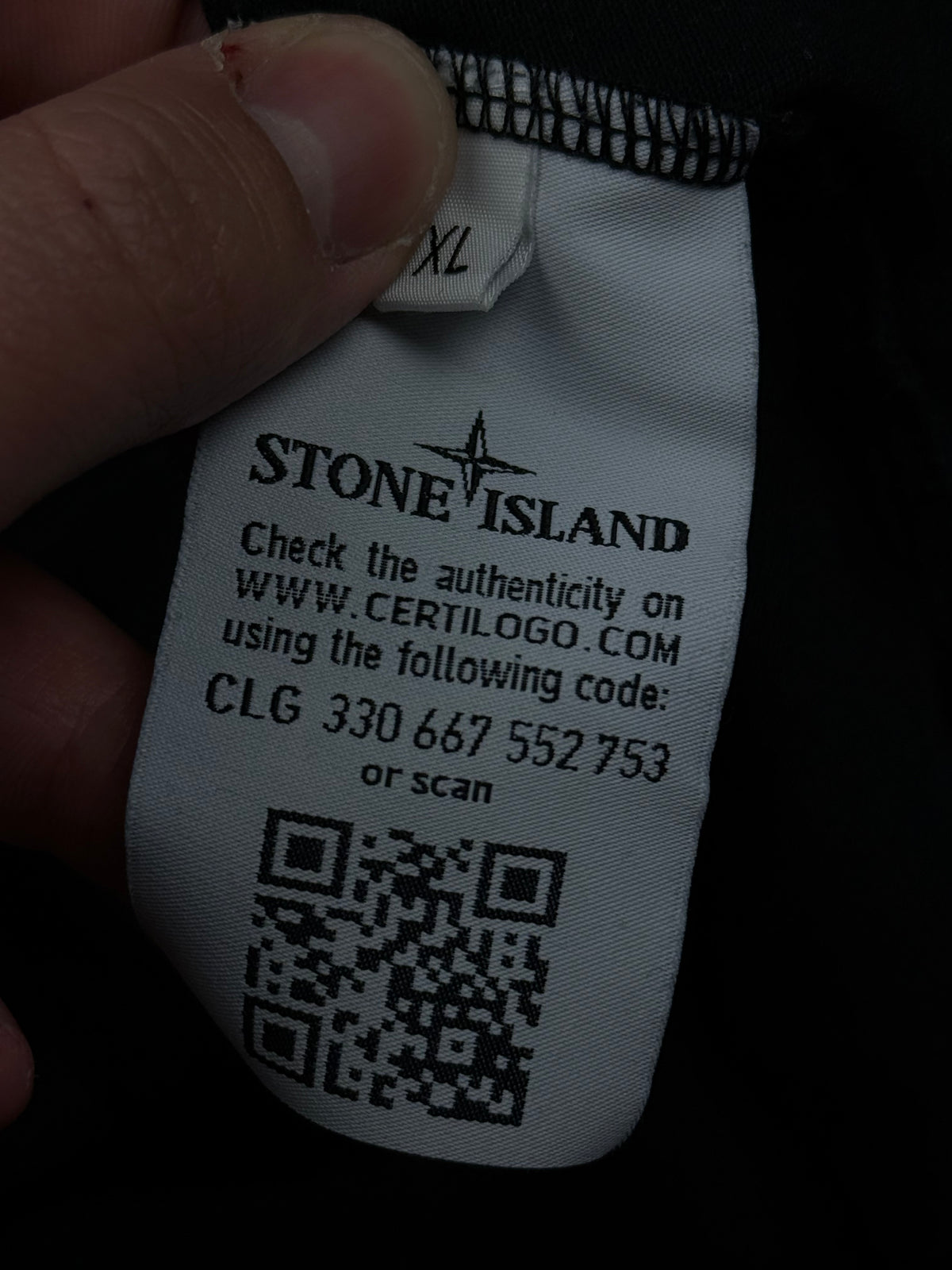 vintage Stone Island polo long {L}