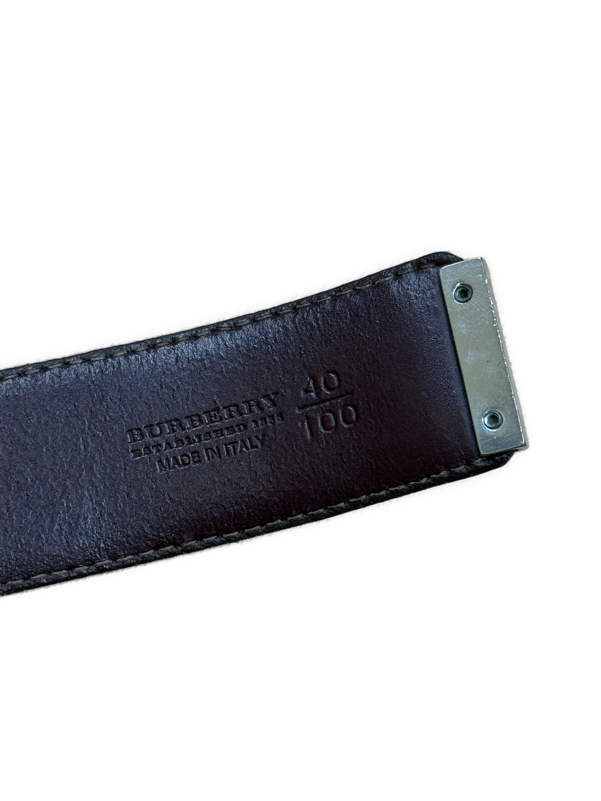 vintage Burberry belt