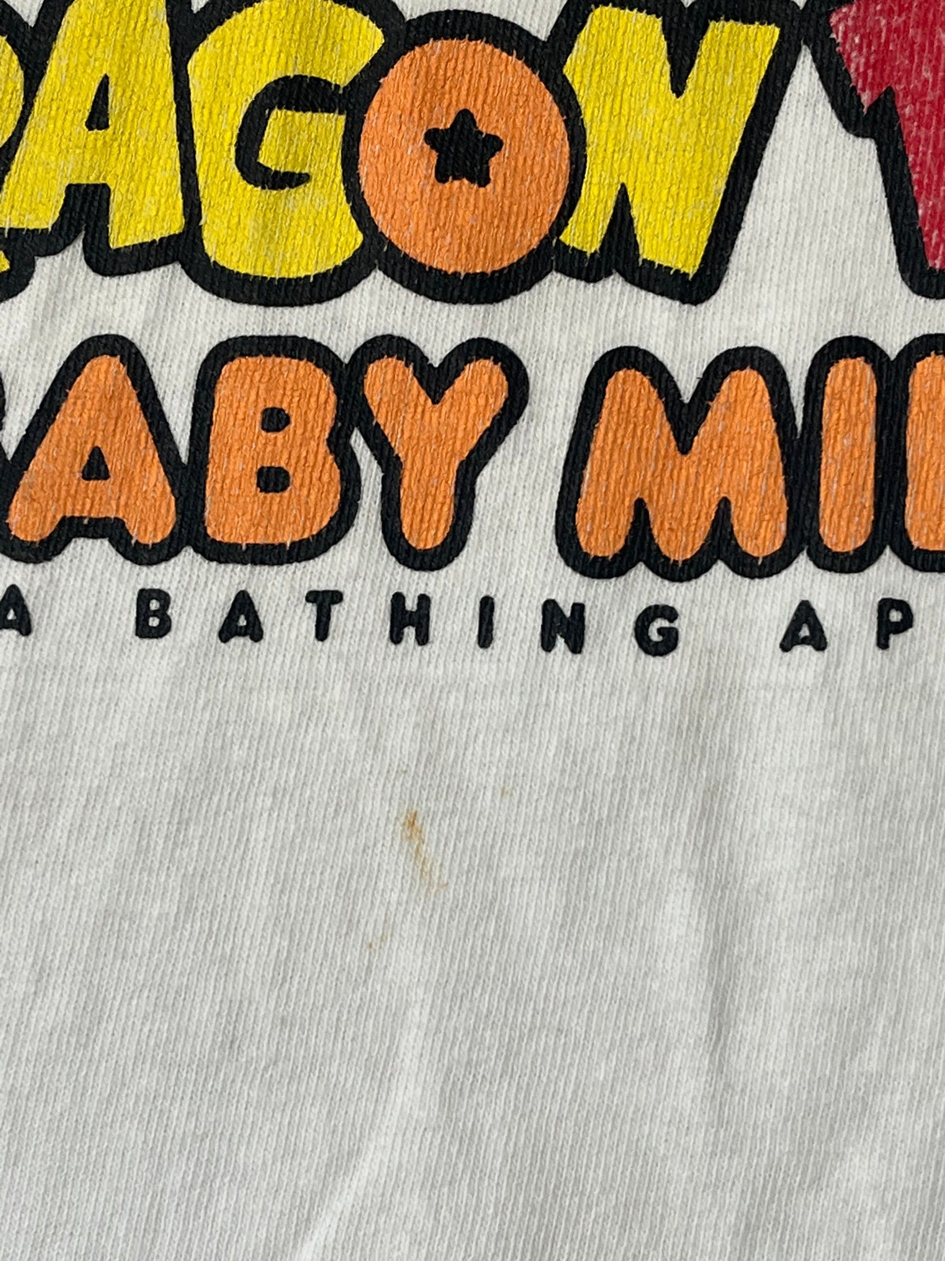 vintage BAPE a bathing ape X DRAGON BALL t-shirt {L}